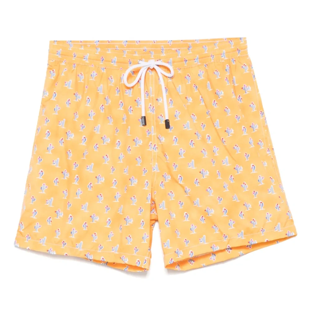 Плавки-шорты с принтом