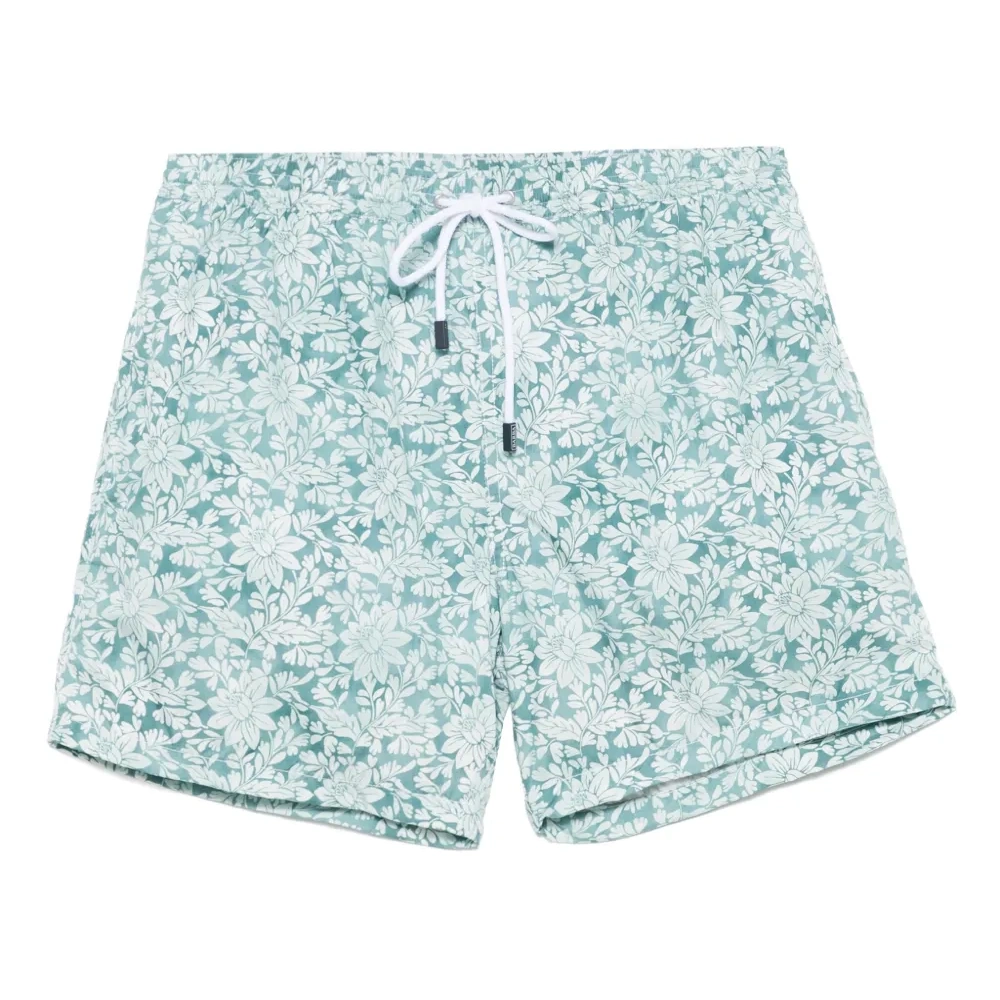 Плавки-шорты с цветочным принтом