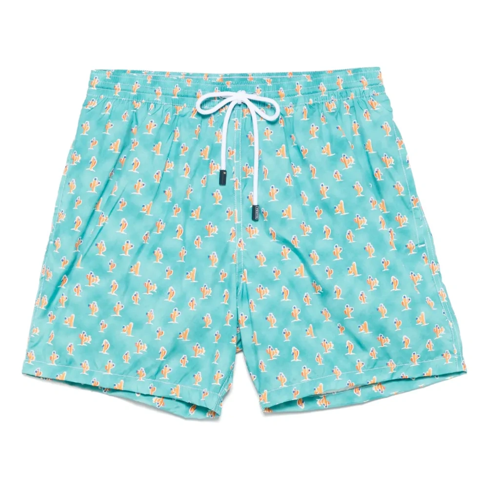 Плавки-шорты с принтом