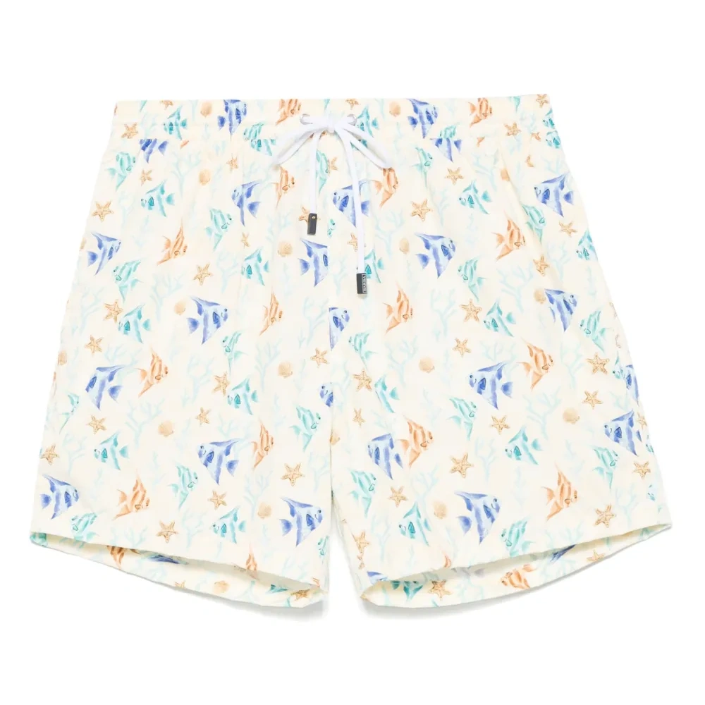 Плавки-шорты с принтом