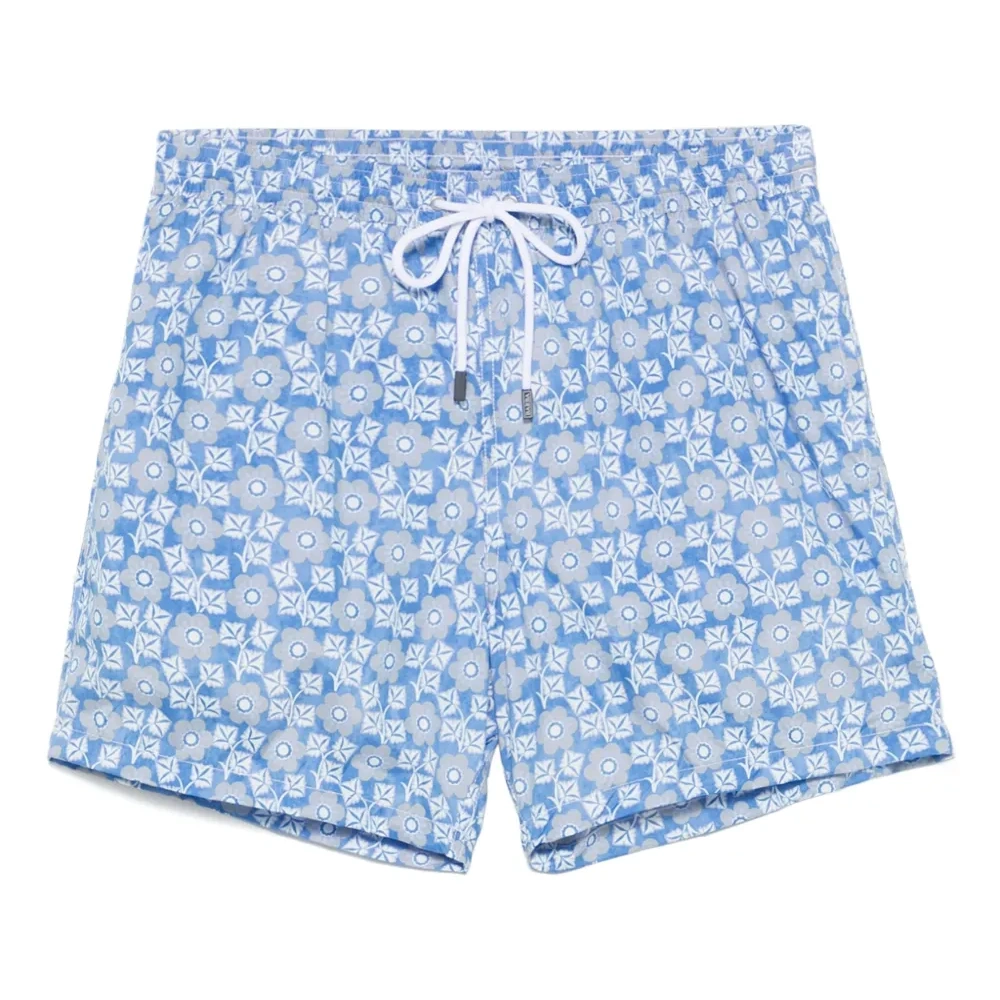 Плавки-шорты с цветочным принтом