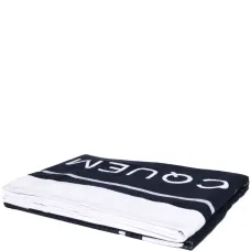 Пляжное полотенце с жаккардовым логотипом Пляжное полотенце с жаккардовым логотипом