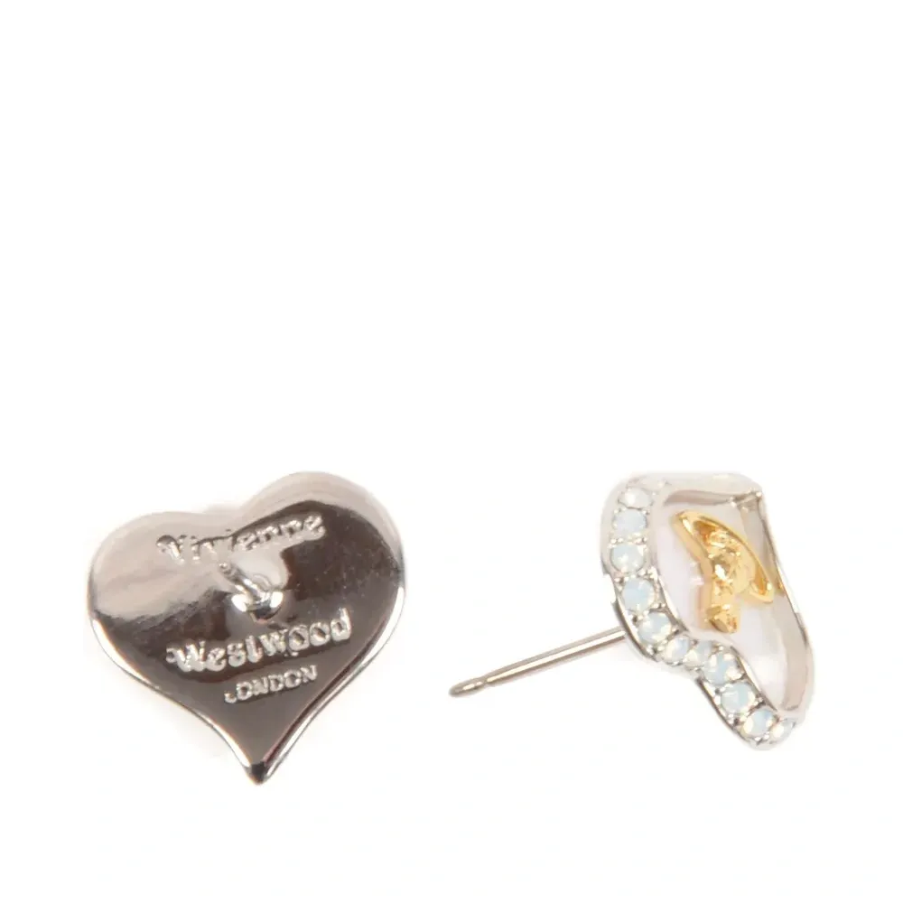 Серьги в форме сердца