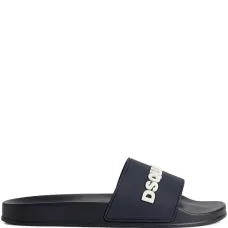 Шлепанцы с тисненым логотипом