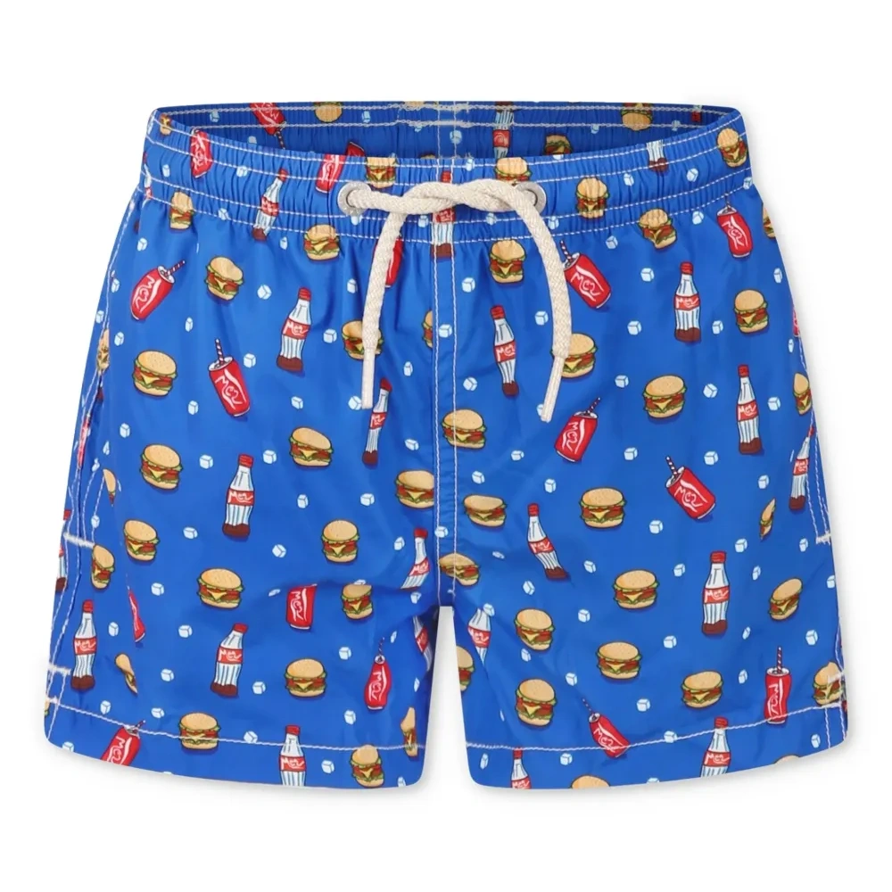 Плавки-шорты с принтом