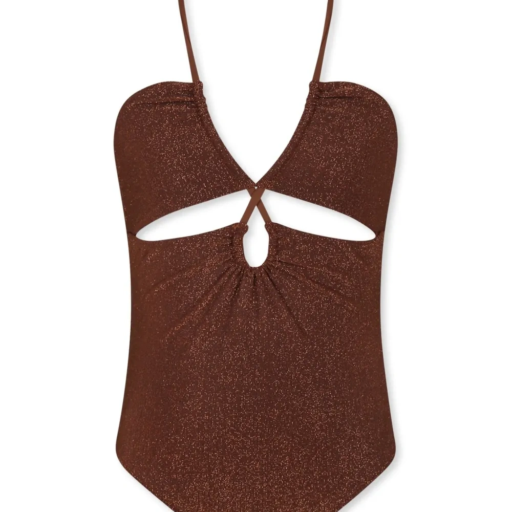 Купальник с люрексом