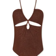 Купальник с люрексом