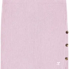 Мини-юбка в рубчик