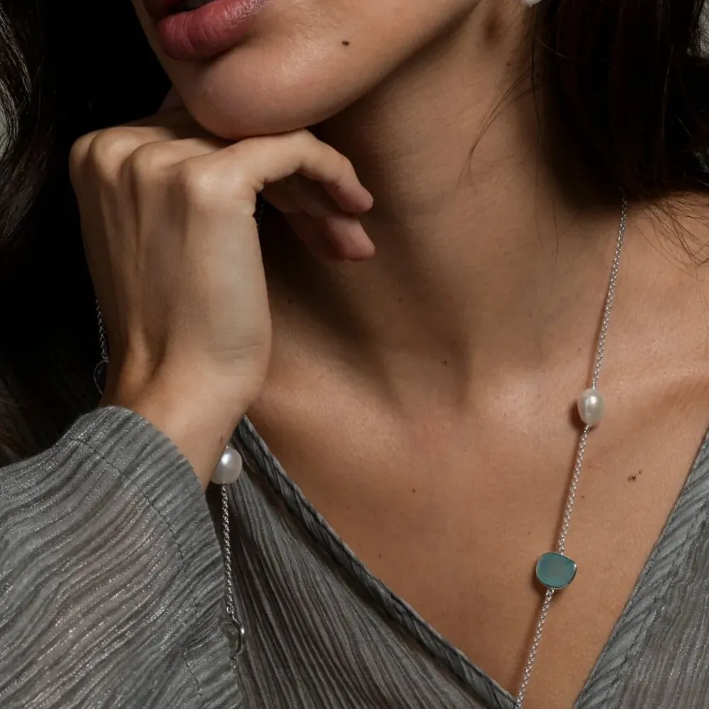 Серьги-подвески с жемчугом Серьги-подвески с жемчугом