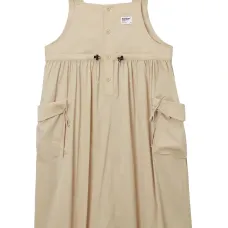 Платье миди с нашивкой-логотипом