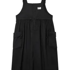 Платье миди с нашивкой-логотипом