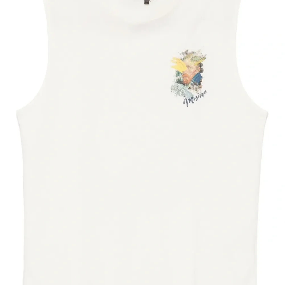 Топ с графичным принтом