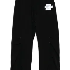 Брюки с нашивкой-логотипом