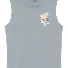 Топ с графичным принтом