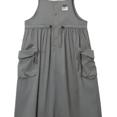 Платье миди с нашивкой-логотипом