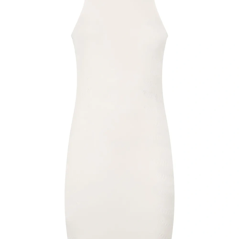 Платье мини с прорезями