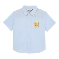 Рубашка с нашивкой-логотипом