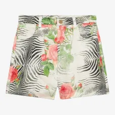 Шорты с графичным принтом