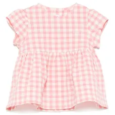 Блузка в клетку гингем