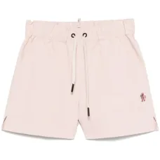 Шорты с вышитым логотипом