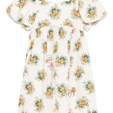 Платье с цветочным принтом