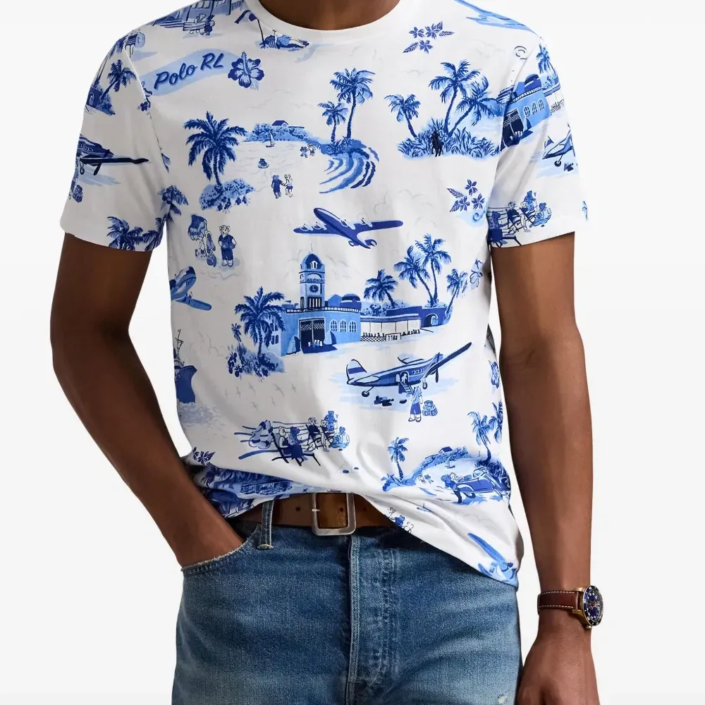 Футболка с принтом Holiday