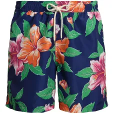 Плавки-шорты с цветочным принтом