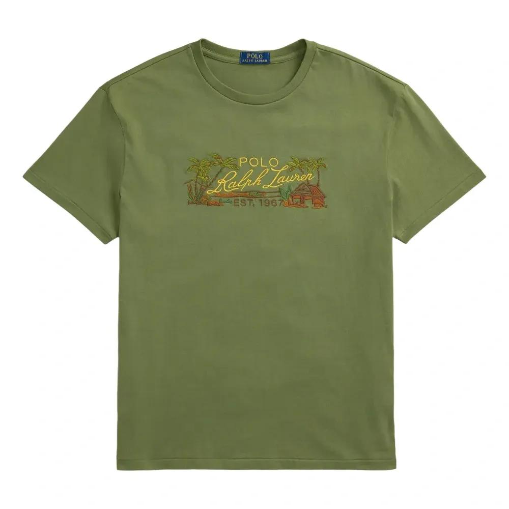 Футболка с вышитым логотипом