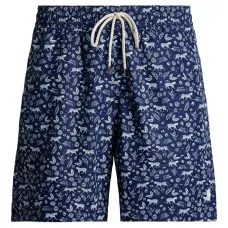 Плавки-шорты с принтом