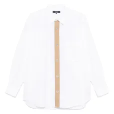 Рубашка с контрастной отделкой