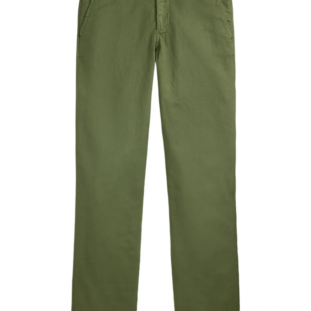 Брюки из смесового льна