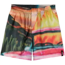 Шорты с абстрактным принтом