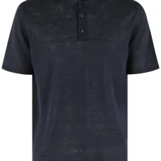 Рубашка поло из смесового льна