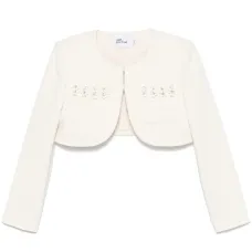 Креповый жакет с пайетками