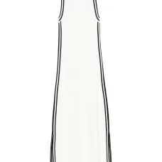 Платье миди с контрастной отделкой Платье миди с контрастной отделкой