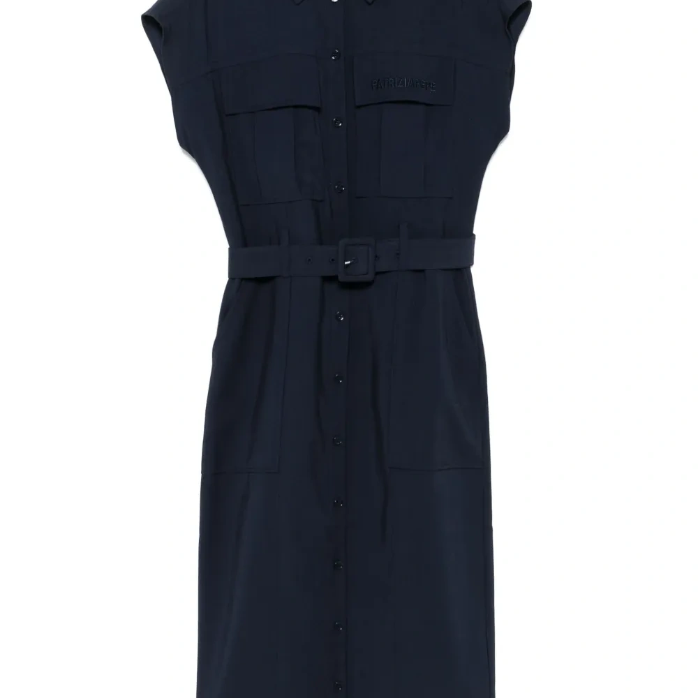 Длинное платье-рубашка