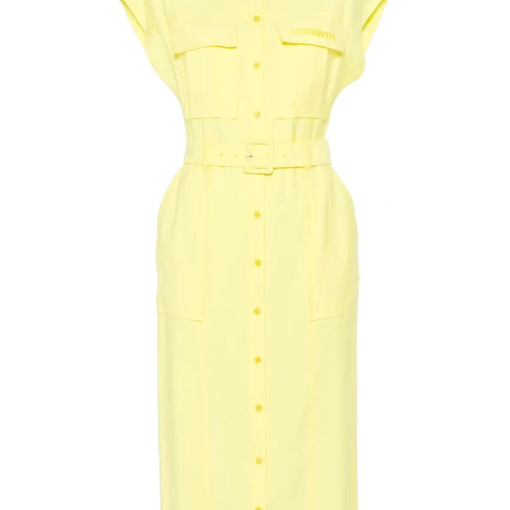 Длинное платье-рубашка