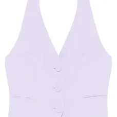 Жилет с вырезом халтер