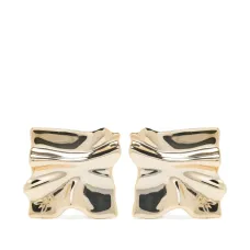 Серьги с жатым эффектом