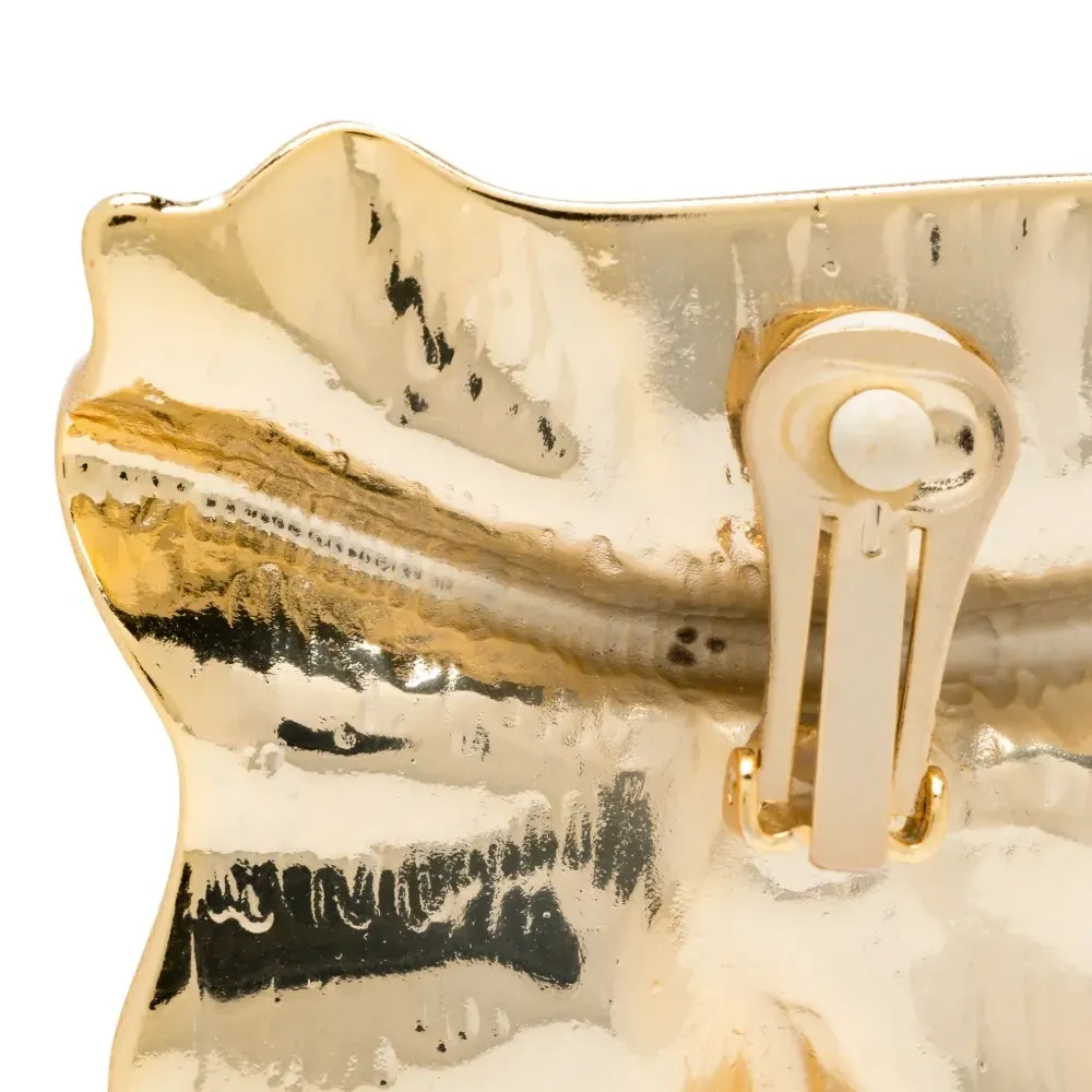 Серьги с жатым эффектом