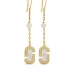 Серьги-подвески The Mother Of Pearl J Marc Luxe Серьги-подвески The Mother Of Pearl J Marc Luxe