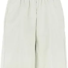 Шорты-бермуды из искусственной кожи