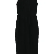 Платье миди с жатым эффектом