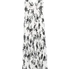 Шифоновое платье макси с цветочным принтом