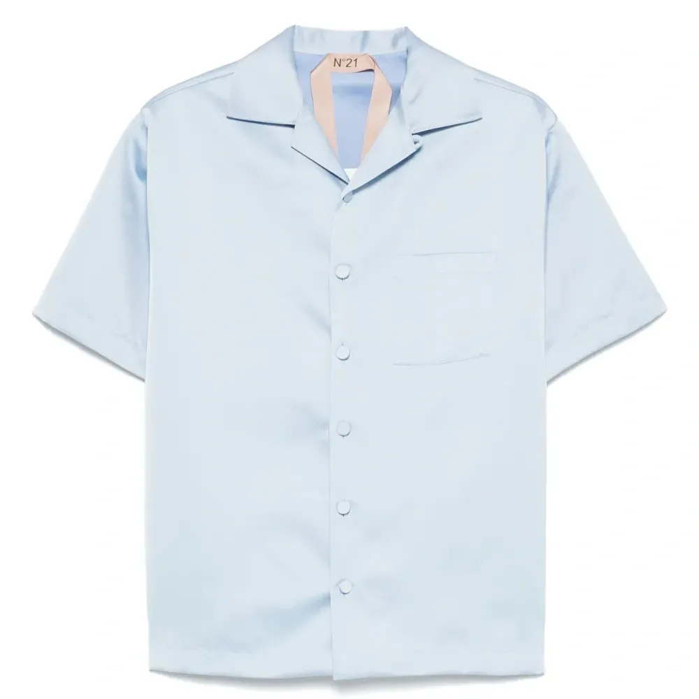 Атласная рубашка