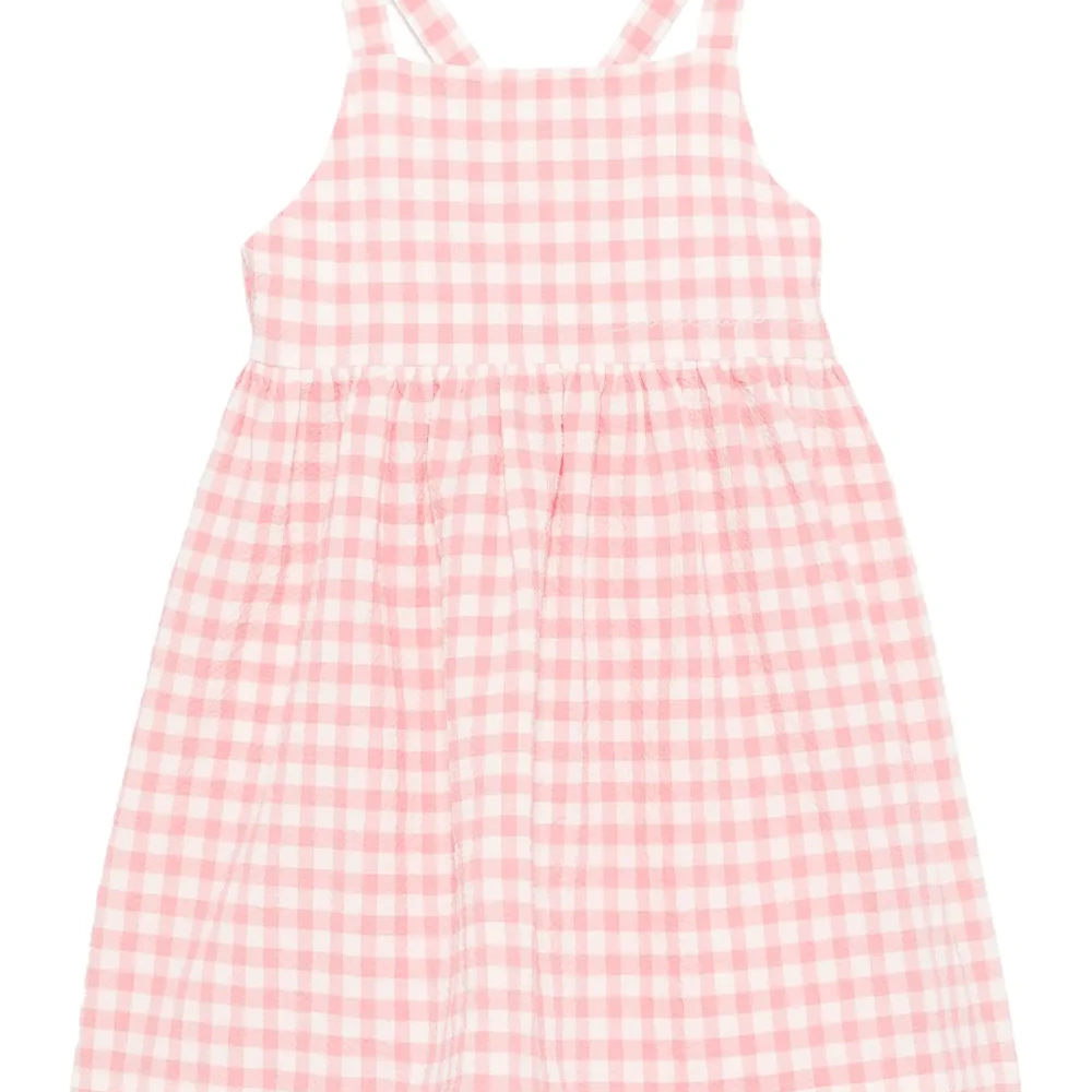 Платье в клетку гингем