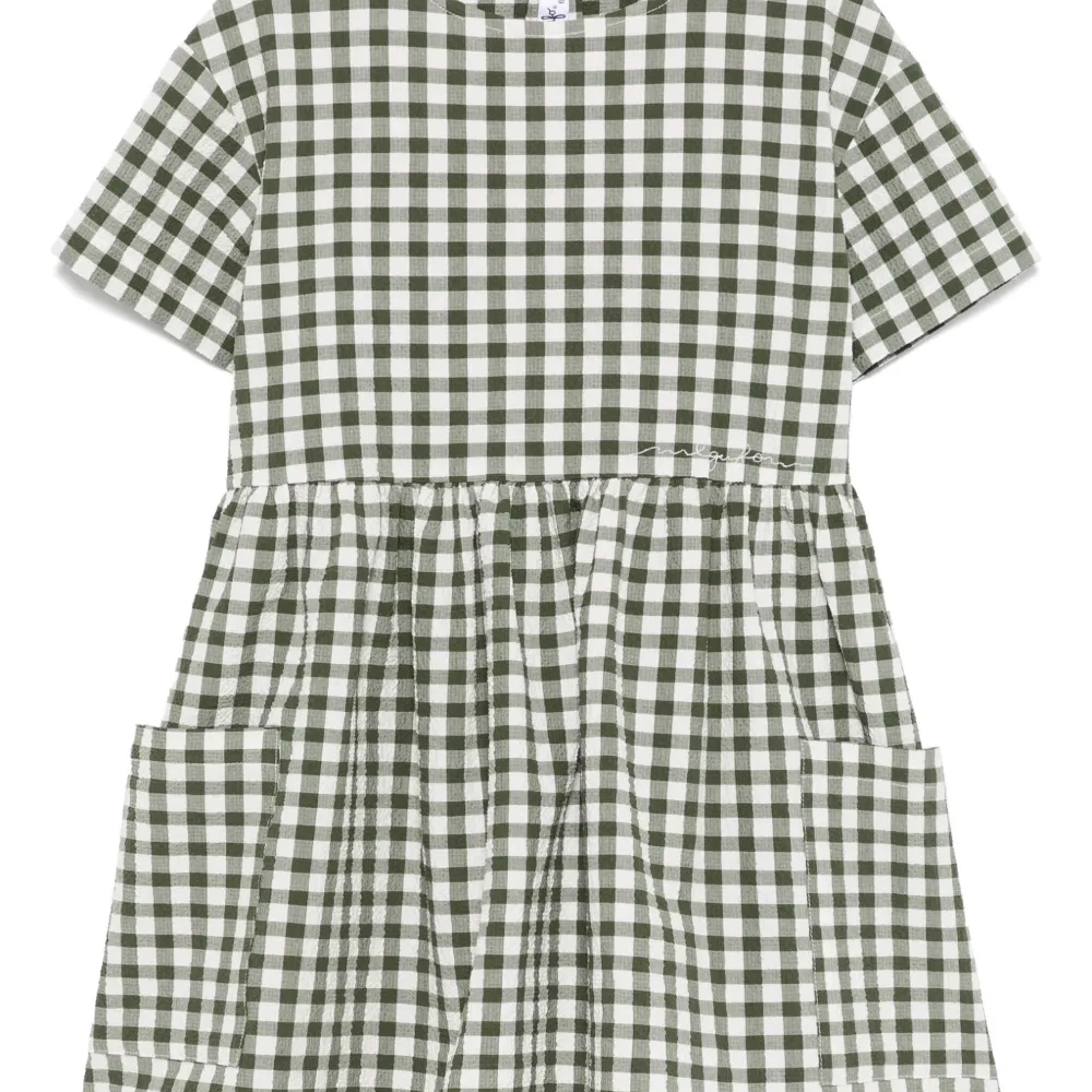 Платье в клетку гингем