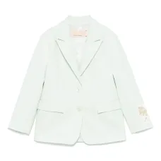 Пиджак с нашивкой-логотипом