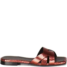 Кожаные сандалии