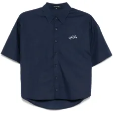 Рубашка с вышитым логотипом